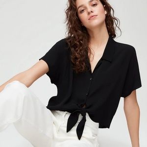 Wilfred Free Tie-Front Blouse